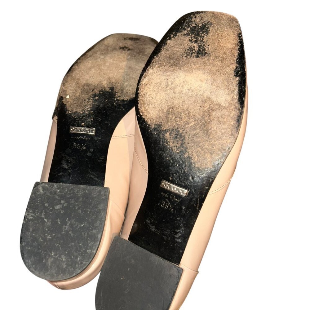 Gucci Beige Leather Loafers with Silver Accents - Picture 6 of 13